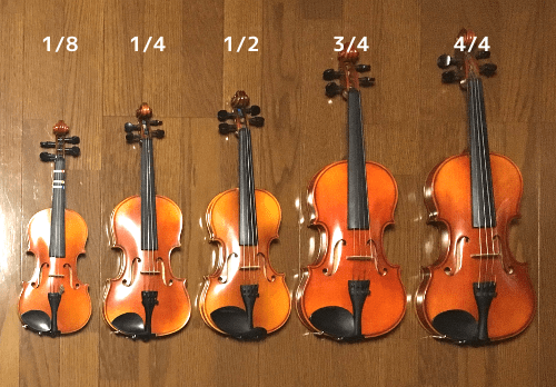 分数バイオリン　16分の1サイズ